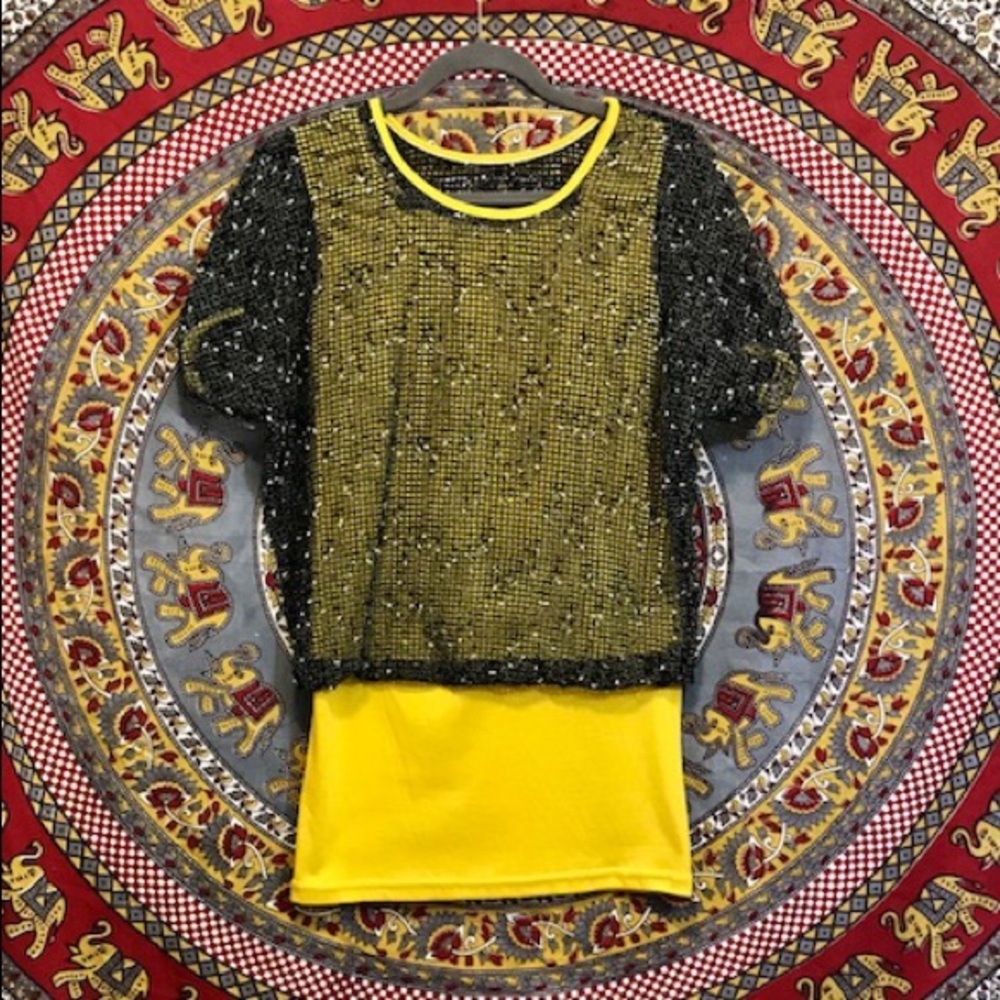 ❗3/$20❗ Yellow/Gray Sweater Dress